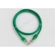 Patch cord UTP CCA 2,5m zielony RoHS