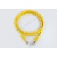 Patch cord UTP CCA 2,5m żółty RoHS