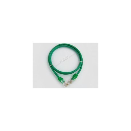 Patch cord UTP CCA 3,0m zielony RoHS