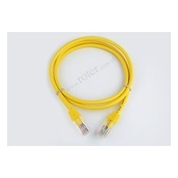 Patch cord UTP CCA 3,0m żółty