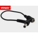 Adapter DC wtyk 2,5/gniazdo 2,5 przewód Vitalco