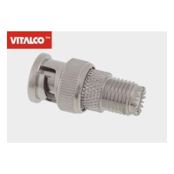 Adapter gniazdo UHF mini / wtyk BNC Vitalco EU60
