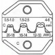Zaciskacz konektorów nieizolowanych na przewody 0.5-1, 1.5-2.5, 4-6mm2 HT-236C