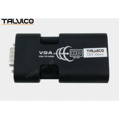 Konwerter VGA+audio wej/HDMI wyj LKV350miniTalvico