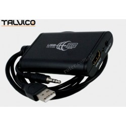 Konwerter USB+audio wej/HDMI wyj LKV325 Talvico