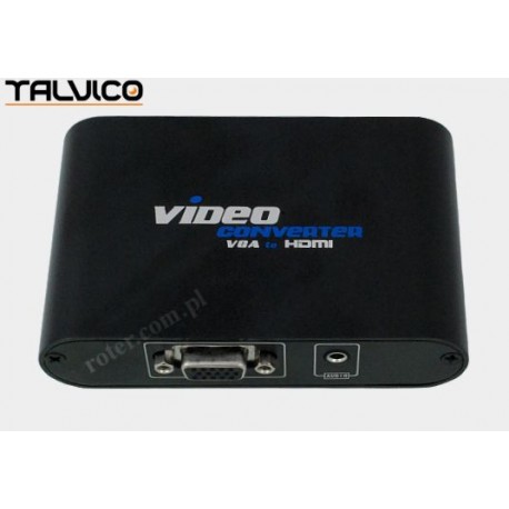 Konwerter VGA+audio wej/HDMI wyj LKV350 Talvico