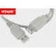 Przyłącze USB 2.0 wtyk A/gn.A 0,5m DSKU24 Vitalco