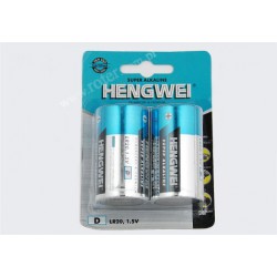 Bateria 1,5V LR20 alkaliczna Hengwei 