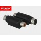 Adapter wtyk mini DIN 7p 2-rzędowy / gniazdo RCA Vitalco