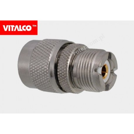 Adapter wtyk N / gniazdo UHF Vitalco EN25