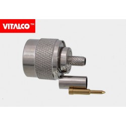 Wtyk N na kabel RG58 zaciskany Vitalco EN01