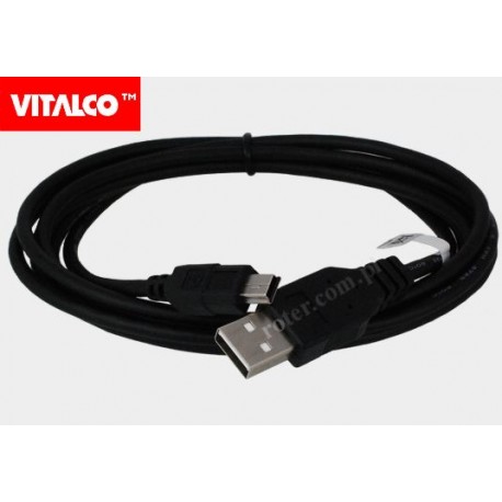 Przyłącze USB do FotoCanon 3,0m (mini USB A 5p) DSF30 Vitalco
