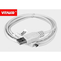 Przyłącze USB-mikro USB 1,5m białe DSF66 Vitalco
