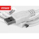 Przyłącze USB-mikro USB 1,5m białe DSF66 Vitalco