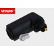 Adapter optyczny wtyk toslink / gniazdo toslink kątowy Vitalco OP66
