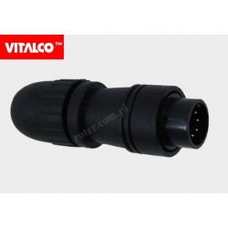 Wtyk DIN mini 8p (360") Vitalco DIW35