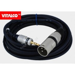 Przyłącze wtyk XLR/wtyk 3.5 stereo MK31 5,0m Vitalco