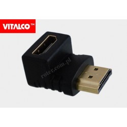 Adapter wtyk HDMI / gniazdo HDMI kątowy Vitalco HDA03 HQ