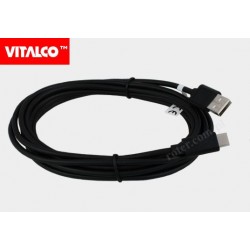 Przyłącze wtyk USB A/wtyk USB C 3,0m DSKU400 Vitalco