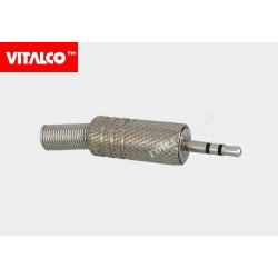 Wtyk 2,5 stereo metal JW040 Vitalco