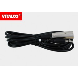 Przyłącze MK30 wtyk XLR / wtyk 3,5 stereo 3,0m Vitalco
