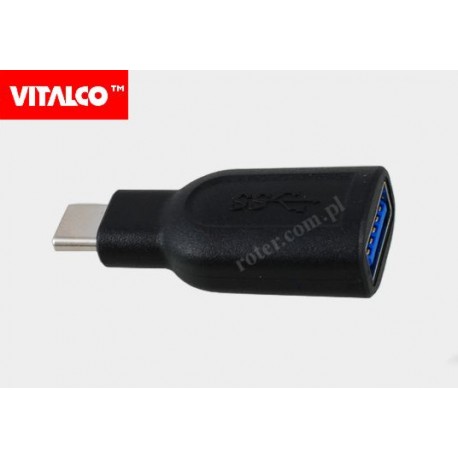 Adapter wtyk USB C/gniazdo USB 3.0 Vitalco