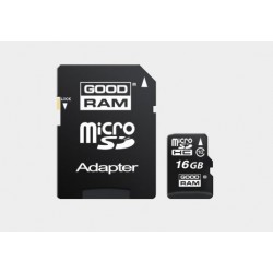 Karta pamięci mikroSD GOODRAM 16GB z adapterem (class 10)