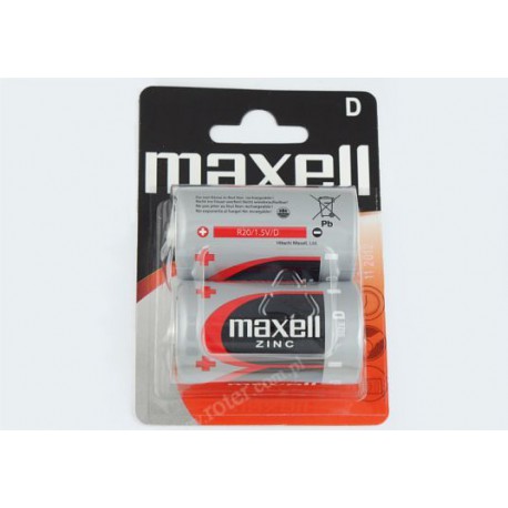 Bateria 1,5V R20 Maxell