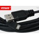 Przyłącze USB-mikro USB 10m czarne DSF65 Vitalco