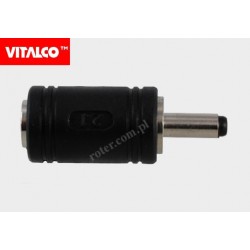 Adapter DC wtyk 1,0 / gniazdo 2,5 Vitalco DCP04