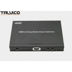 Przełącznik 2 wej x 1 wyj HDMI ze spliterem obrazu x2 LKV201MS