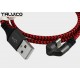 Przyłącze wtyk USB A/wtyk USB C 0,8m DSKU382 Talvico