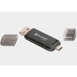 Pamięć USB 2.0+mikro USB 32GB Platinet X-DEPO Black