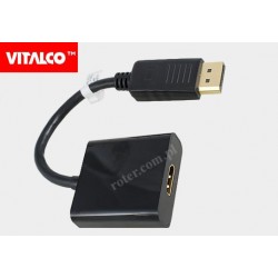 Adapter wt. DisplayPort/gn. HDMI przewód HDA545 Vitalco