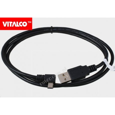 Przyłącze USB do FotoCanon 1,0m (mini USB B 5p) kątowe DSF31 Vitalco
