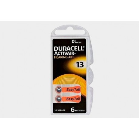 Bateria cynkowo-powietrzna Duracell Activair DA13