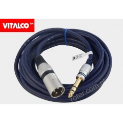 Przyłącze wtyk XLR/wtyk 6,3 stereo 5,0m MK36 Vitalco