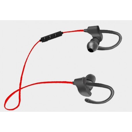 Słuchawki douszne bluetooth sportowe czarno-czerwone Esperanza