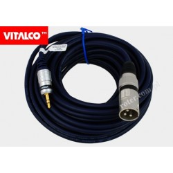 Przyłącze wtyk XLR/wtyk 3.5 stereo 7,5m MK31 Vitalco