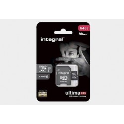 Karta pamięci mikroSD(HC) INTEGRAL 64GB (class 10) z adapterem