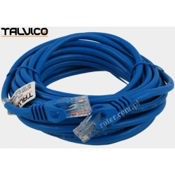 Patch cord UTP kat.6 CCA 5,0m niebieski 6P01