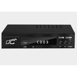 Tuner DVB-T2/HEVC z pilotem programowalnym DVB201