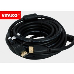Przyłącze HDMI V1.4 czarne 4,0m HDK48 Vitalco