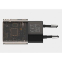 Ładowarka sieciowa PD QC 3.0 1*USB A 1xUSB C 30W XO Clear CE05 dymiona