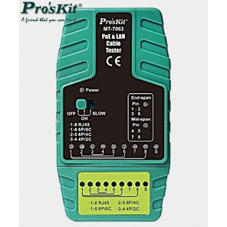 Tester LAN z PoE MT-7063 Proskit