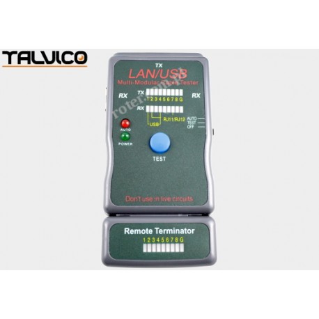 Tester LAN, USB, TEL T-393 Talvico