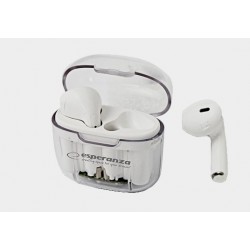 Słuchawki douszne bluetooth Esperanza TWS Anthe białe