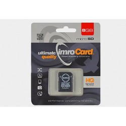 Karta pamięci IMRO 8GB mikro SDHC class 4 z adapterem
