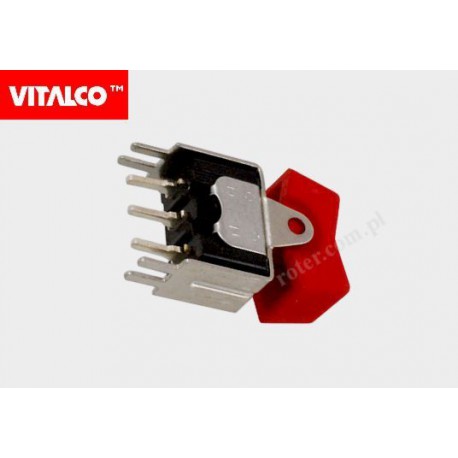 Przełącznik kołyskowy 3pin/3poz on-off-on VS5106 Vitalco