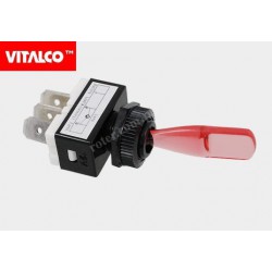 Przeł. dźwigniowy podśw. 3pin on-off VS5605 czerwony Vitalco PRV160